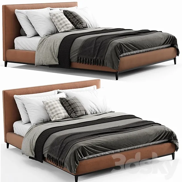 Minotti Andersen bed 3DModel Minotti Andersen bed 3DModel