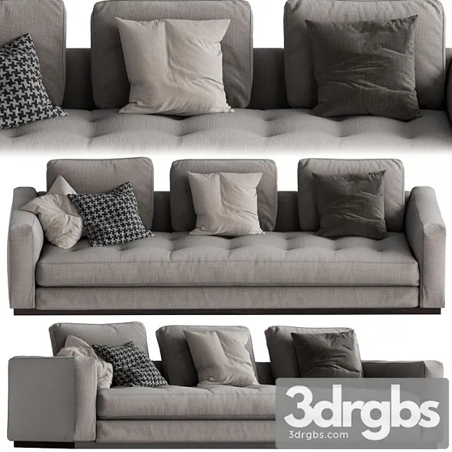 Minotti andersen line & 2 3D Model Download