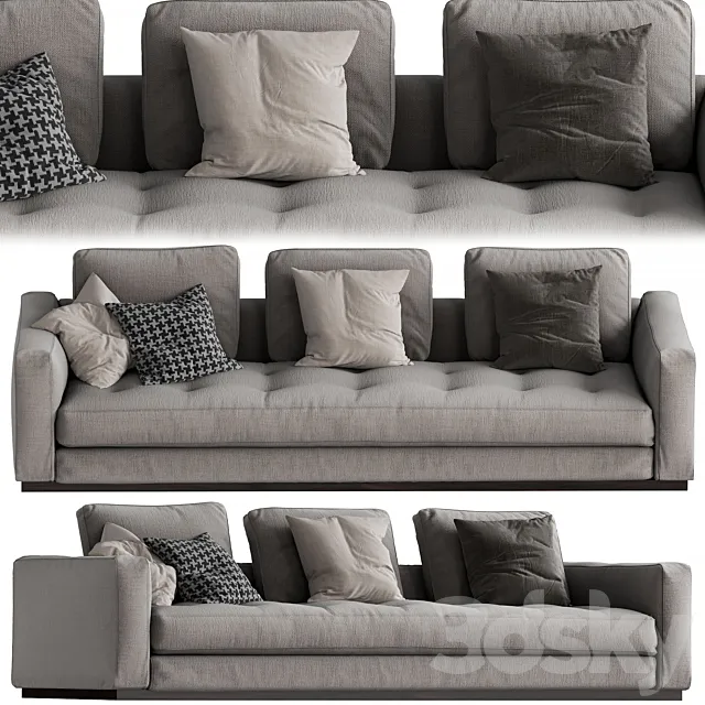 Minotti Andersen Line ” Quilt ” 3DModel Minotti Andersen Line ” Quilt ” 3DModel