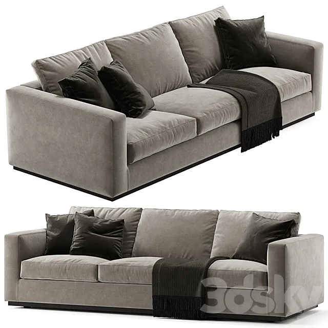 Minotti Andersen Line sofa 3D Model Minotti Andersen Line sofa 3D Model