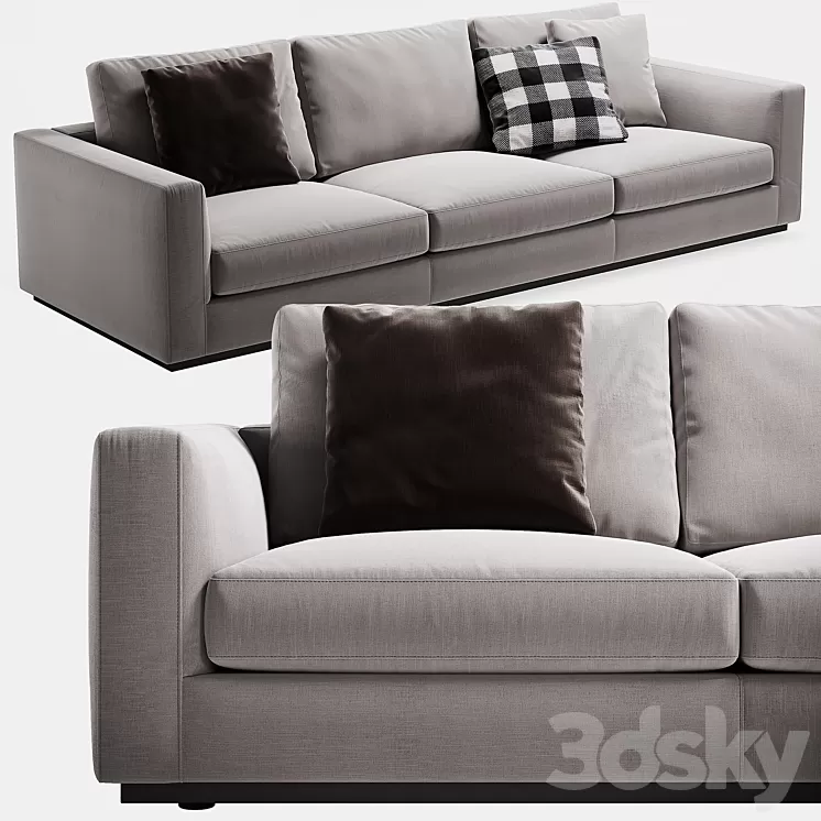 Minotti andersen line sofa 3D Model
