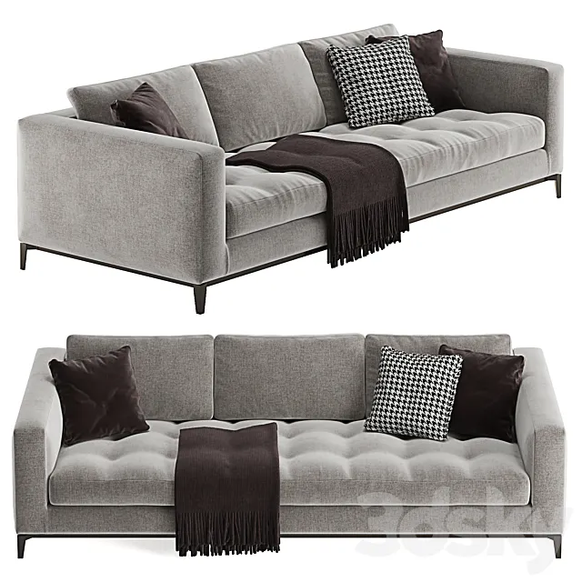 Minotti Andersen Quilt 3DModel Minotti Andersen Quilt 3DModel