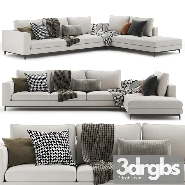 Minotti Andersen Sofa 18 3D Model Download