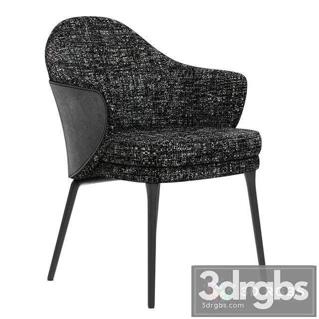 Minotti Angie Chair 3D Model Download Minotti Angie Chair 3D Model Download