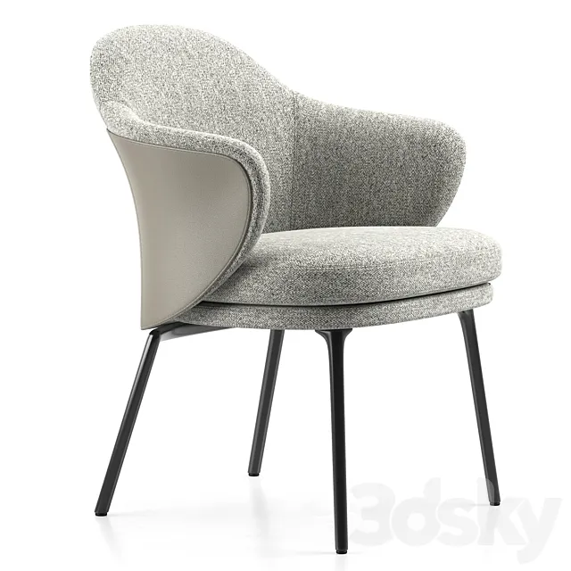 Minotti angie dining 3D Model