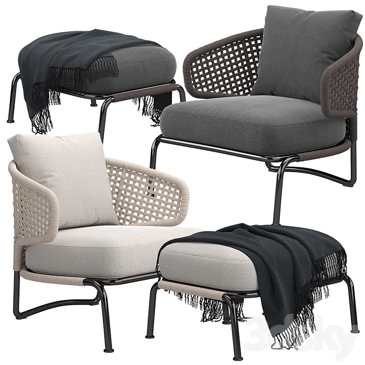 Minotti Aston Cord 3D Model Free Download