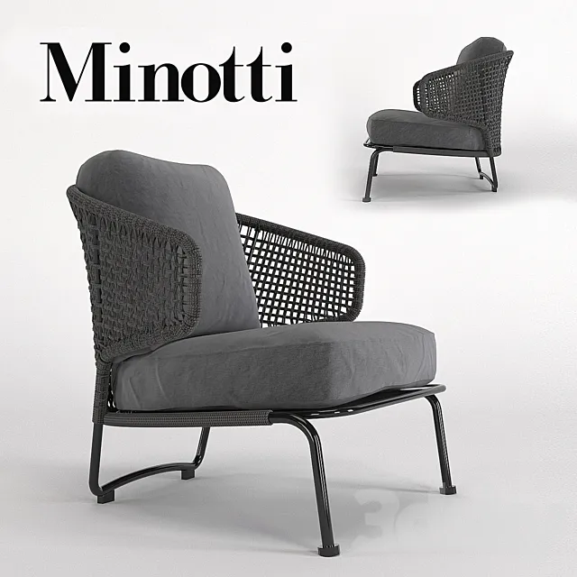 Minotti Aston “Cord” Indoor 3D Model