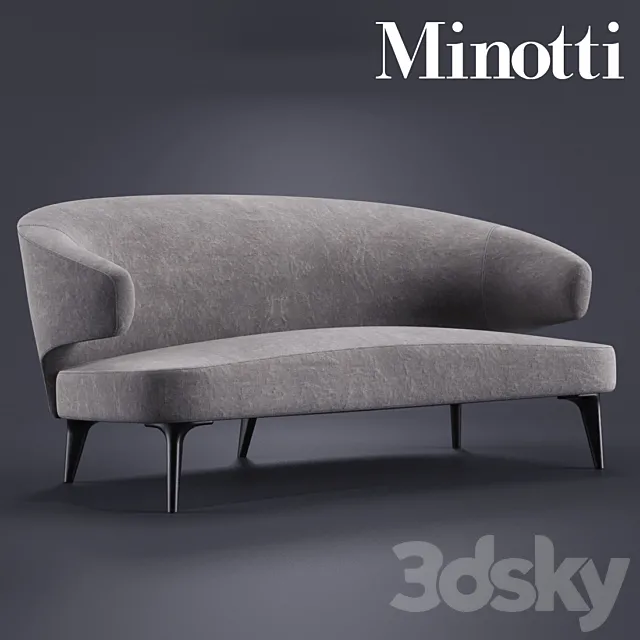 Minotti Aston Sofa 3D Model