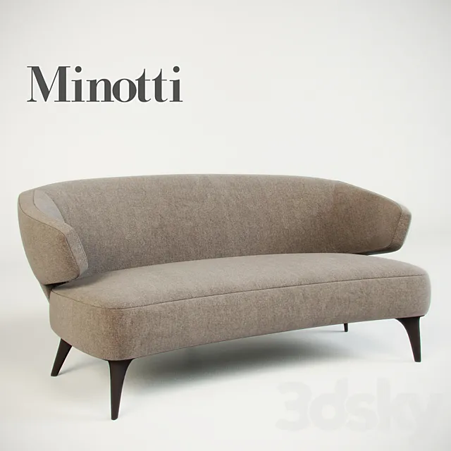 Minotti Aston sofa 3D Model