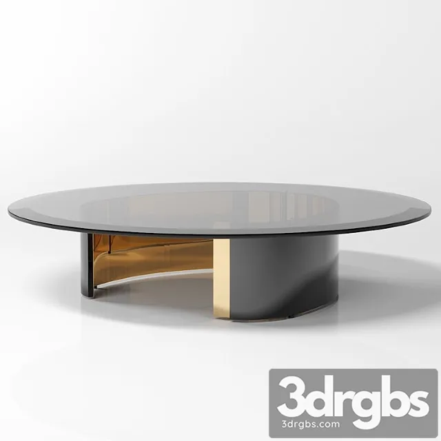 Minotti Bangle round coffee table 2 3D Model Download