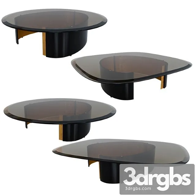 Minotti Bangle Set Tables 3D Model Download