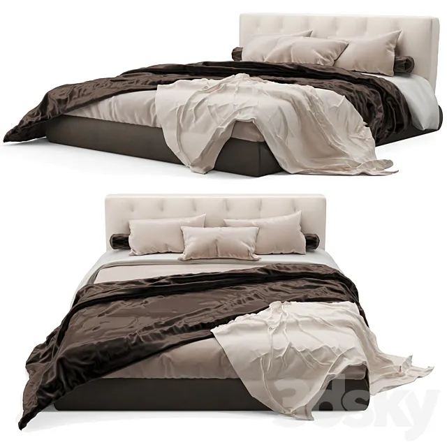 Minotti bedford 3DModel Minotti bedford 3DModel