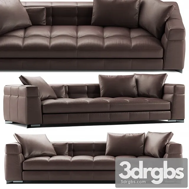 Minotti blazer sofa 2 3D Model Download