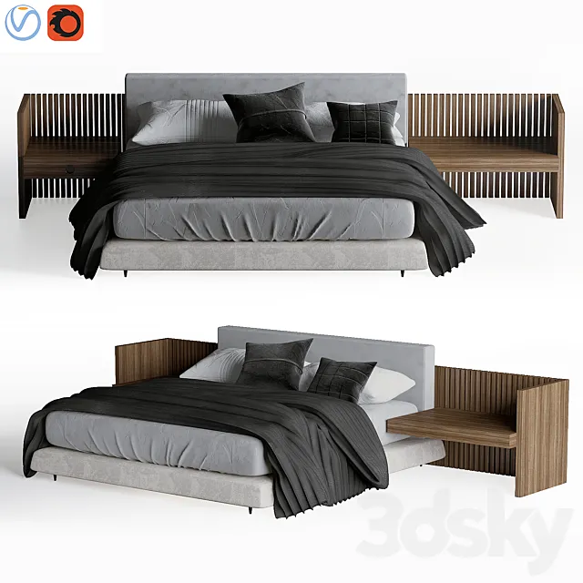 Minotti Brasilia 3D Model Minotti Brasilia 3D Model