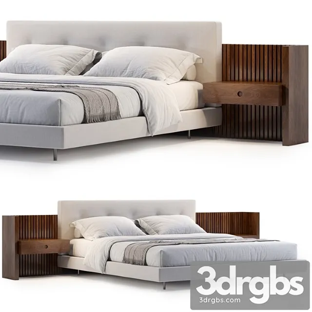Minotti Brasilia Bed 1 3D Model Download
