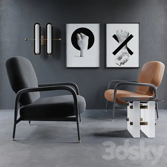 Minotti brooks 3DModel