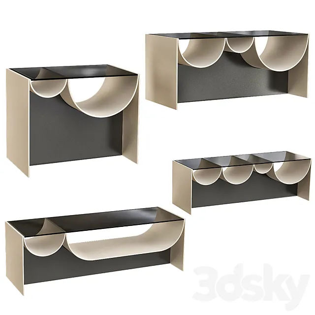 Minotti coffee table ?48 3DModel