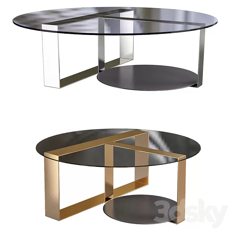 Minotti coffee table №19 3D Model Minotti coffee table №19 3D Model
