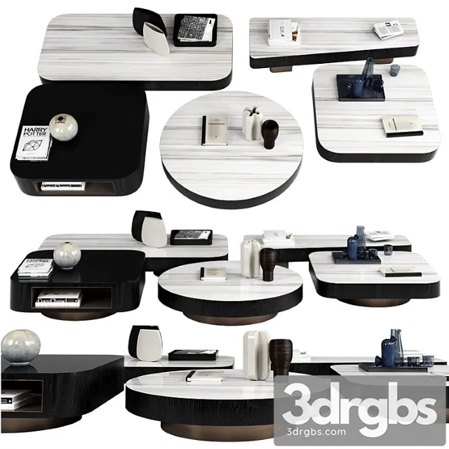 Minotti Coffee Tables Milton 3D Model Download Minotti Coffee Tables Milton 3D Model Download