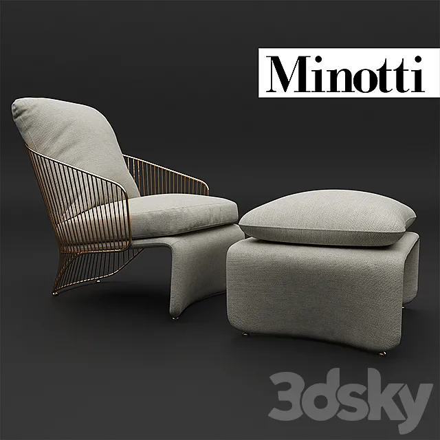 Minotti Colette 3DModel