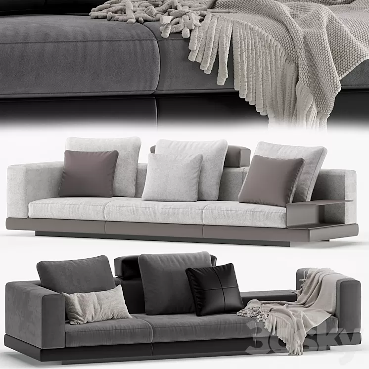 Minotti connery sofa 3D Model Free Download
