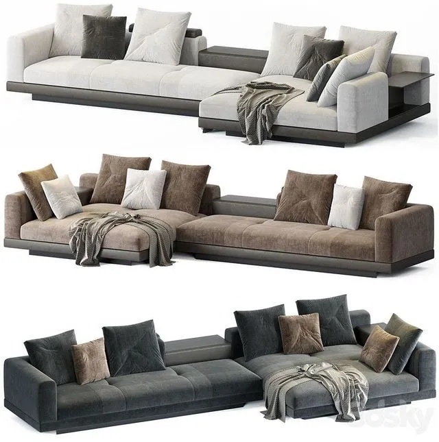 Minotti Connery Sofa 3D Model