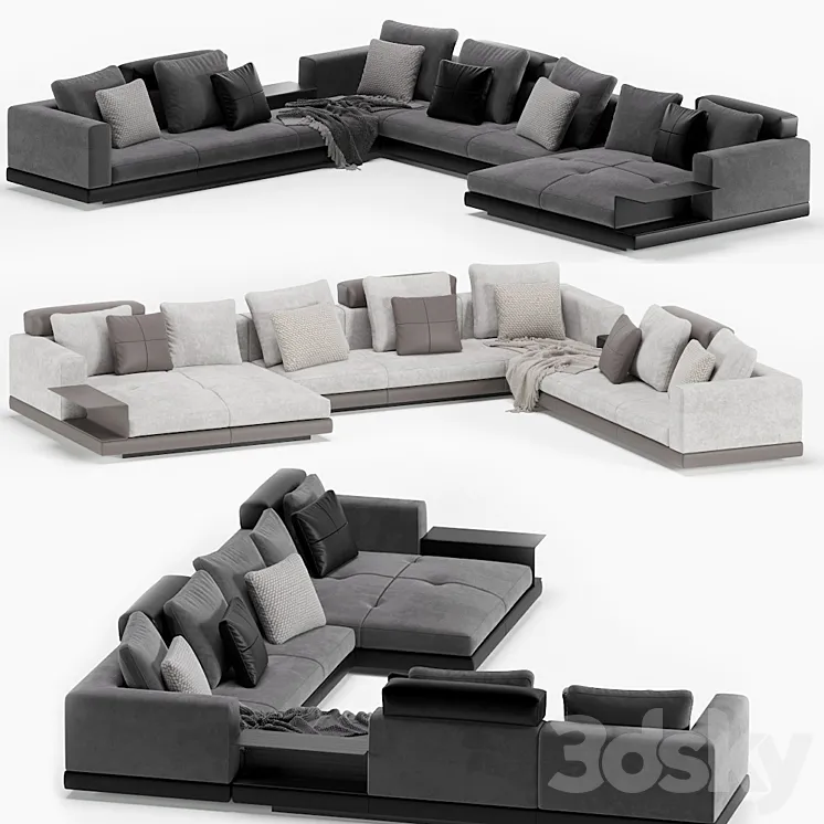 Minotti connery sofa 3D Model Free Download