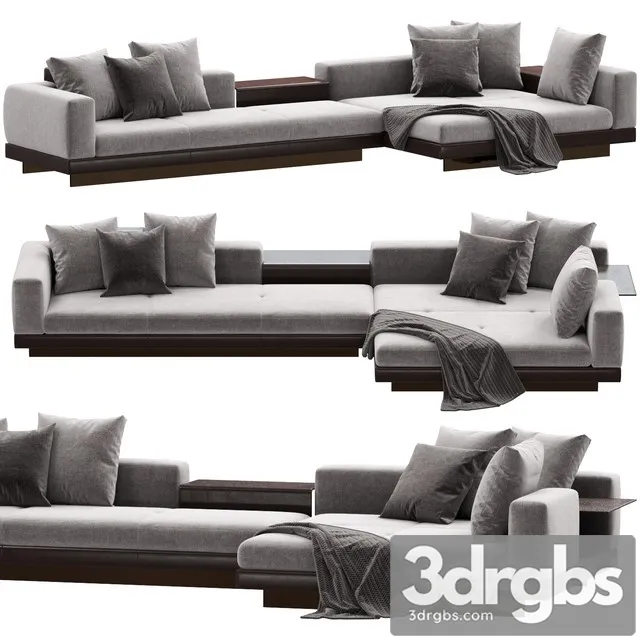 Minotti Connery Sofa 3D Model Download