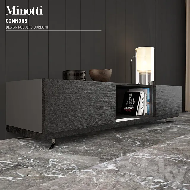 Minotti Connors 252×70 mm 3DModel