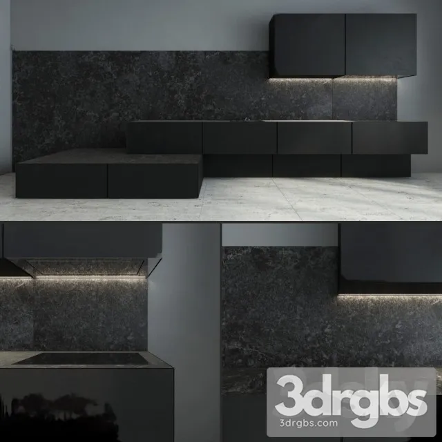 Minotti Cucine Maya 3D Model Download