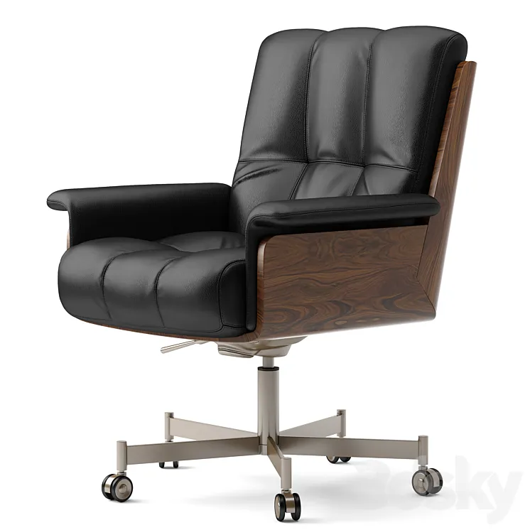 Minotti Daiki Studio armchair 3D Model Free Download