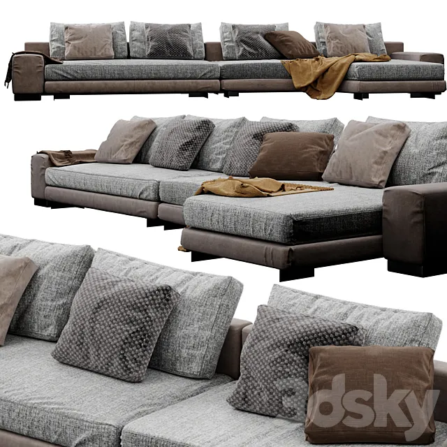 Minotti – Daniels sofa 3DModel