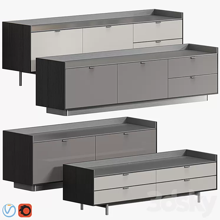 MINOTTI DARREN DINING SIDEBOARD 3D Model Free Download MINOTTI DARREN DINING SIDEBOARD 3D Model Free Download