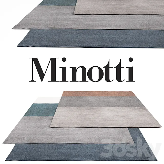 Minotti Dibbets Flag 3DModel