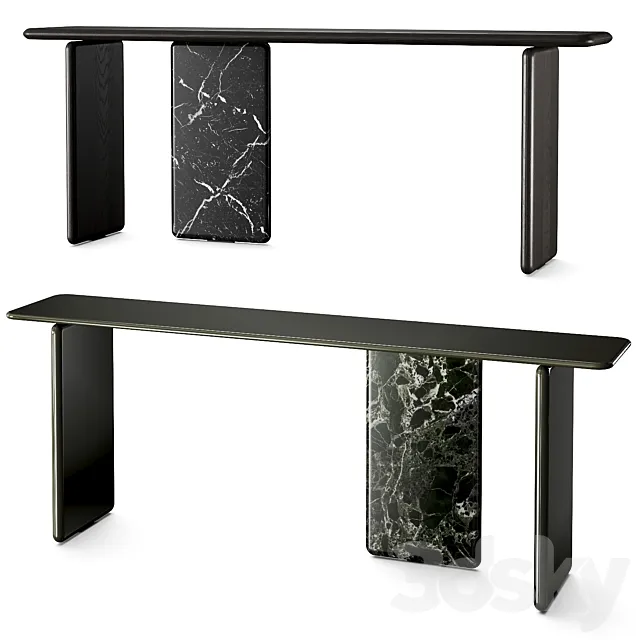 Minotti Drake Console Tables 3D Model