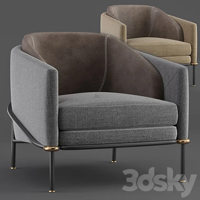 Minotti fil noir 3D Model Minotti fil noir 3D Model
