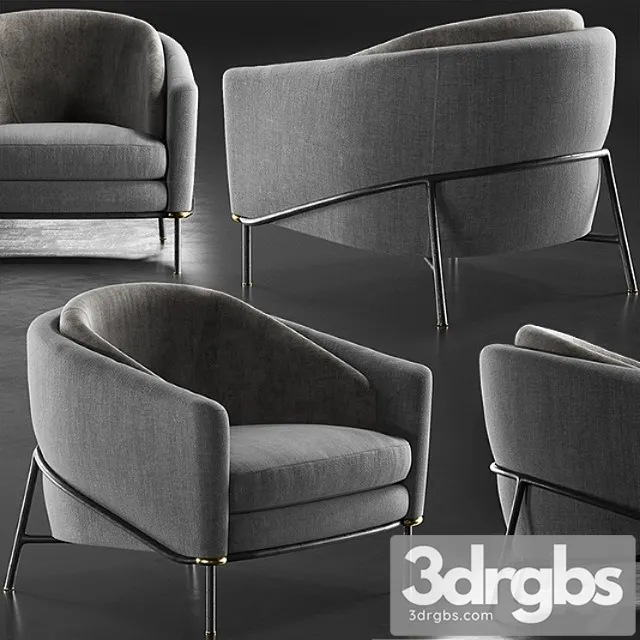 Minotti fil noir 3D Model Download Minotti fil noir 3D Model Download