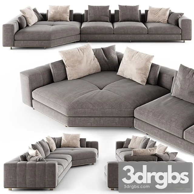 Minotti freeman duvet sofa 02 Minotti freeman duvet sofa 02
