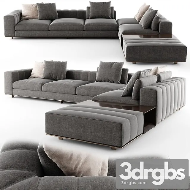 Minotti Freeman Sofa 06 3D Model Download Minotti Freeman Sofa 06 3D Model Download