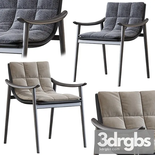 Minotti fynn chair 2 3D Model Download Minotti fynn chair 2 3D Model Download