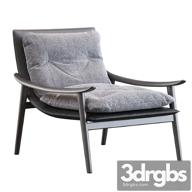 Minotti fynn saddle hide armchair 3D Model Download Minotti fynn saddle hide armchair 3D Model Download