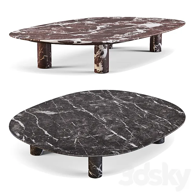 Minotti: Gladstone – Coffee Tables 3D Model Minotti: Gladstone – Coffee Tables 3D Model