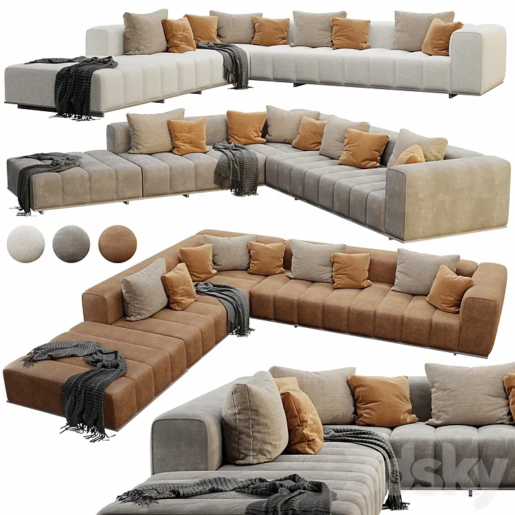 Minotti Goodman 3D Model Free Download