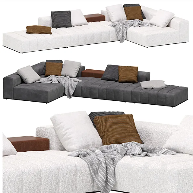Minotti Goodman Modular Sofa 04 3D Model Minotti Goodman Modular Sofa 04 3D Model