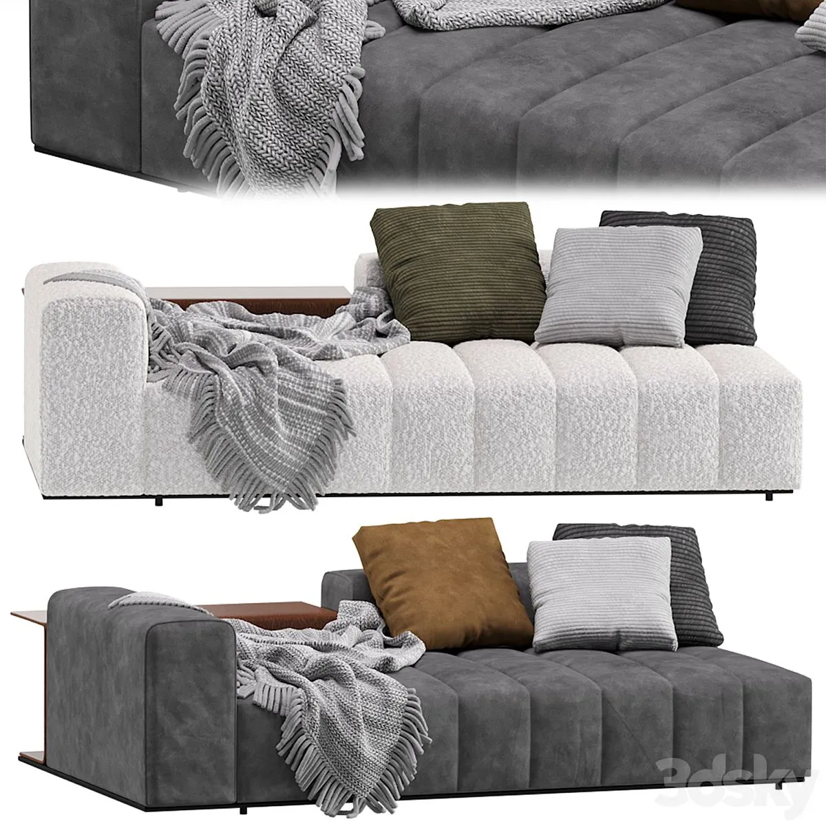 Minotti Goodman Modular Sofa 05 3D Model Minotti Goodman Modular Sofa 05 3D Model