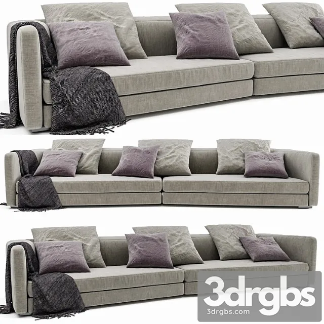 Minotti Granville 2 3D Model Download Minotti Granville 2 3D Model Download