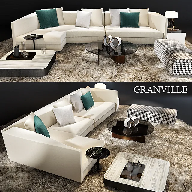 minotti granville 3D Model minotti granville 3D Model