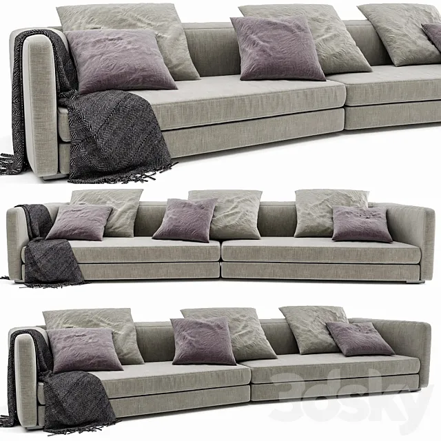 Minotti granville 3DModel Minotti granville 3DModel