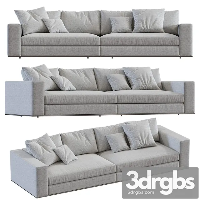 Minotti hamilton 2 3D Model Download Minotti hamilton 2 3D Model Download