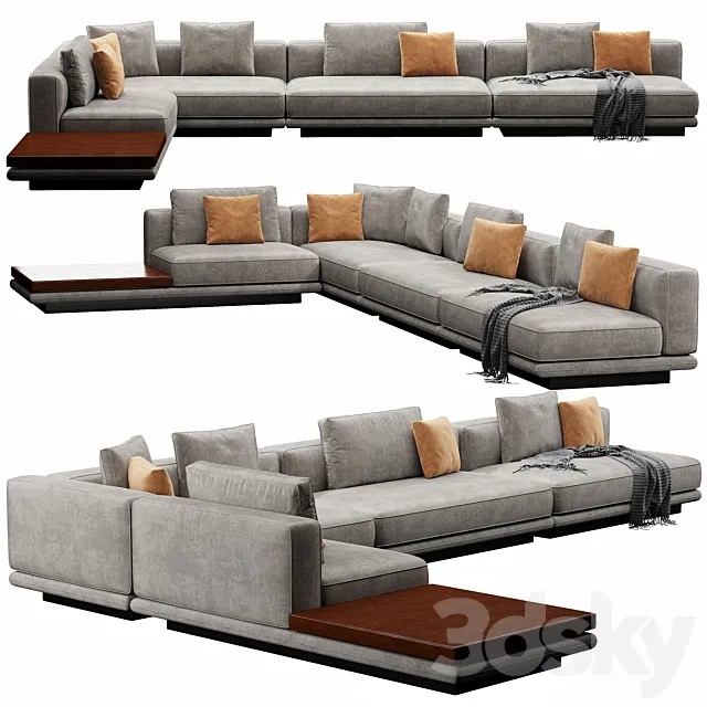 Minotti Horizonte 3D Model Minotti Horizonte 3D Model